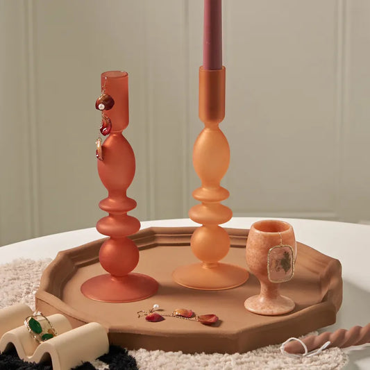 Anders - Nordic Glass Candlestick Holder