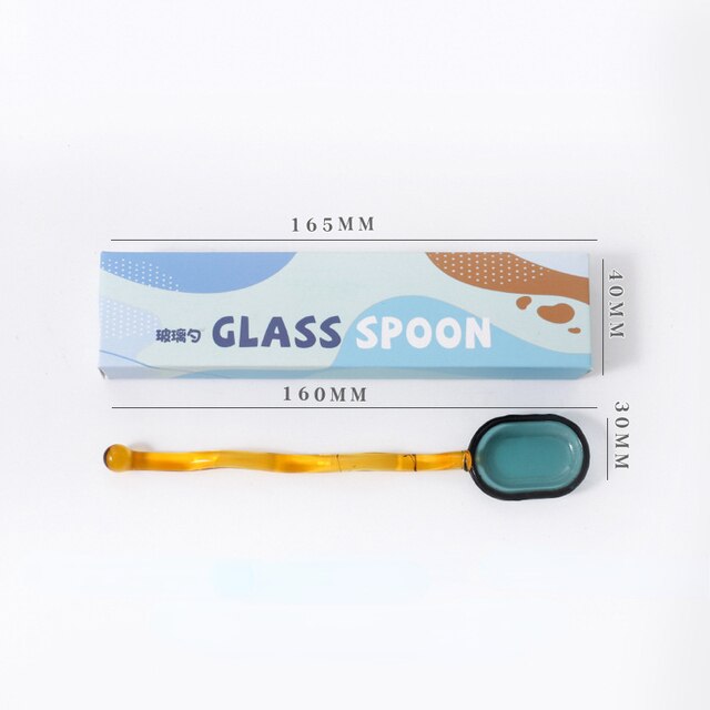 Siri - Nordic Glass Dessert Spoon