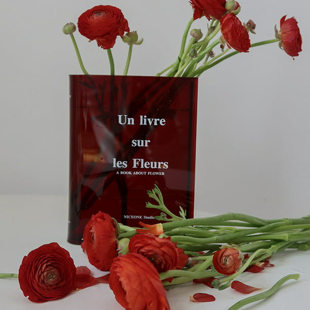 Perla - Acrylic Book Vase